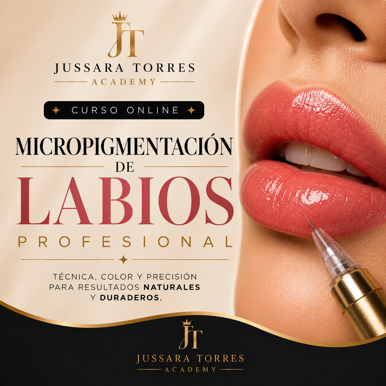 Curso de Micropigmentación de Labios Profesional